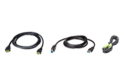 6 Feet USB HDMI KVM Cable Kit