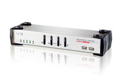 4-Port USB VGA/Audio KVME™ Switch with Ethernet Hub