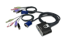 2- Port USB KVM Switch with File Transfer