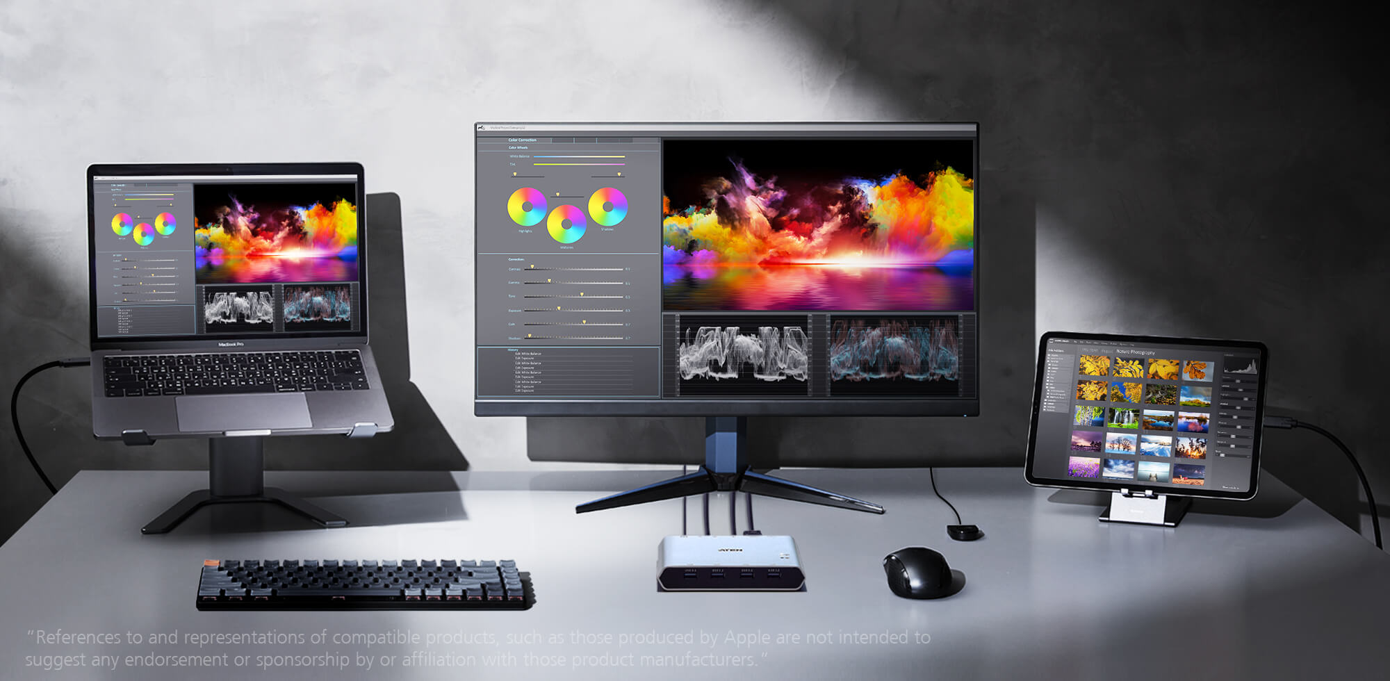 Multi-Display Setup to Facilitate Live Feeds Multi-Display Setup to Facilitate Live Feeds