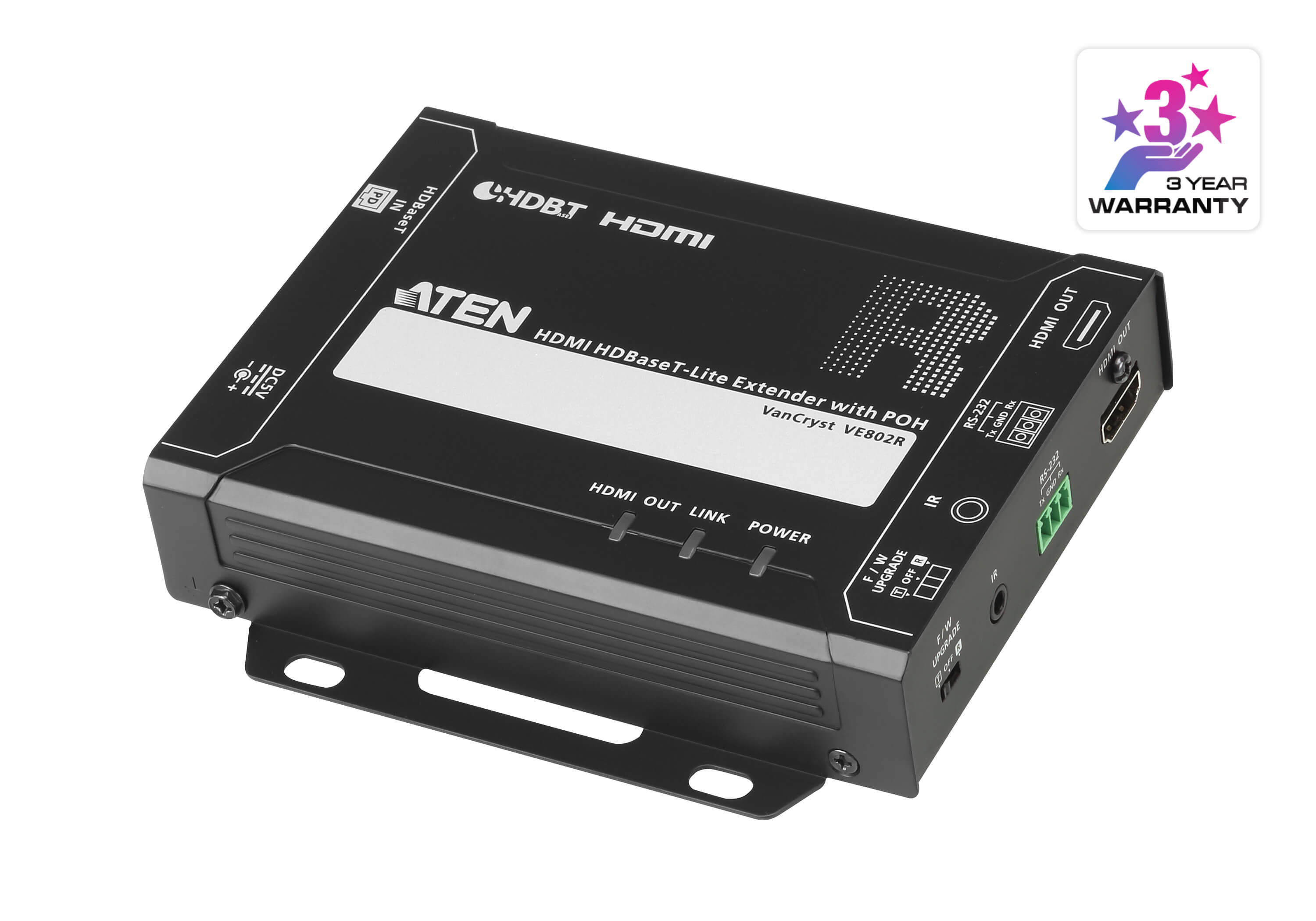 HDMI HDBaseT-Lite Receiver with PoH (4K@40m) (HDBaseT Class B) (PoH PD)