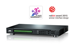 4 x 4 DVI Matrix Switch with Scaler